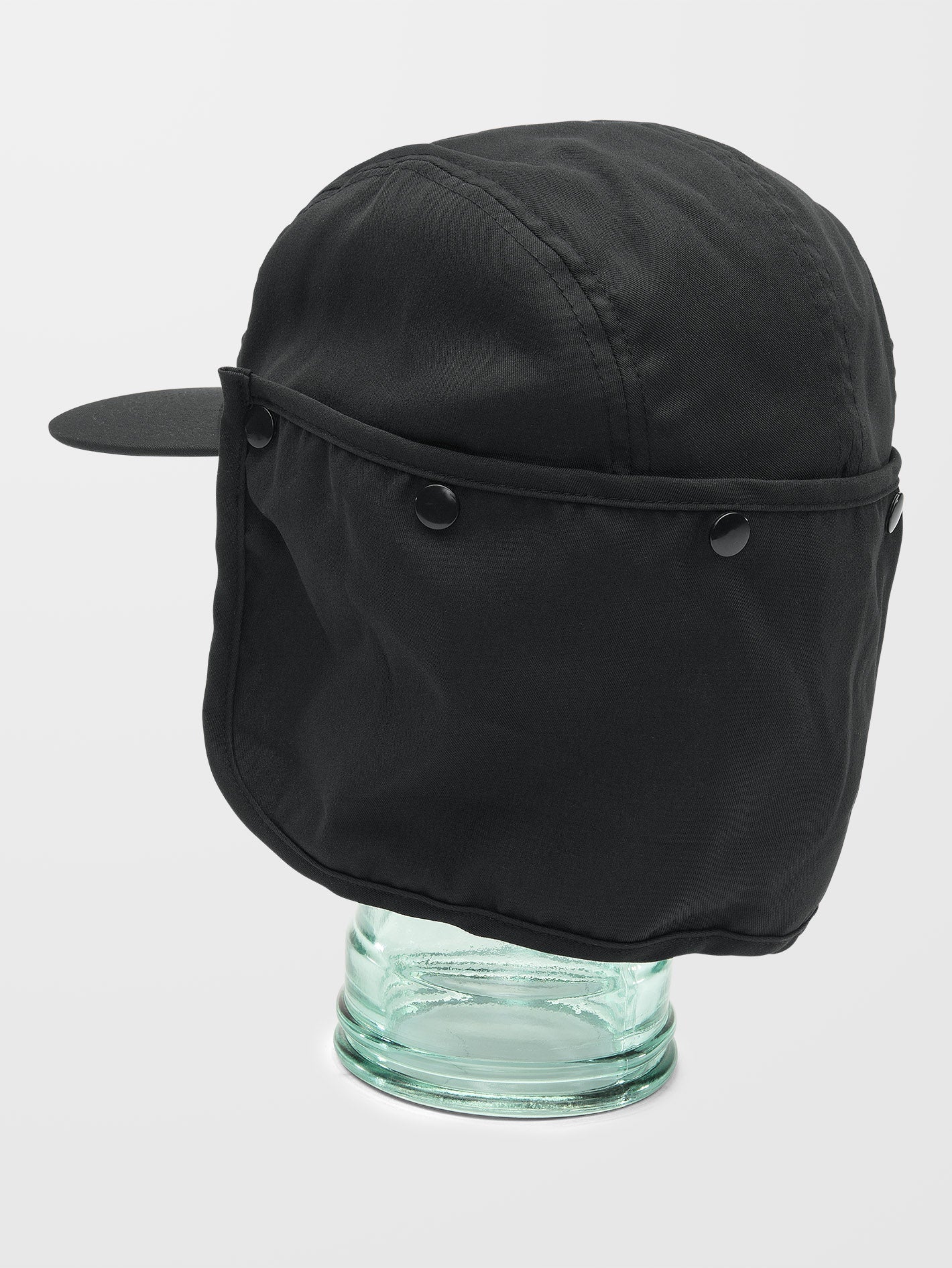 Stone Trip Flap Kappe - BLACK - Image 5