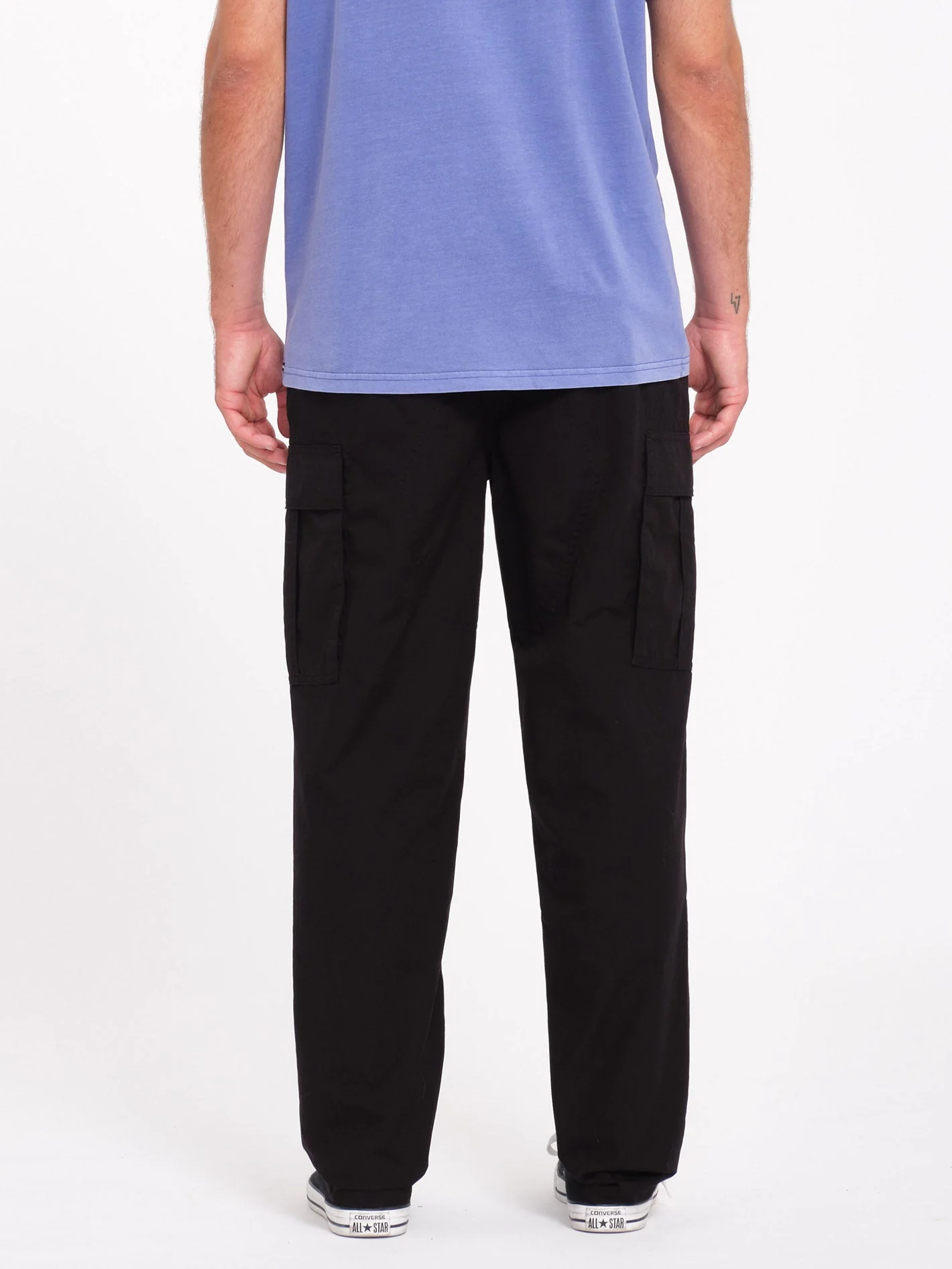 Strange Tripper Tapered Cargohose - Black - Image 2