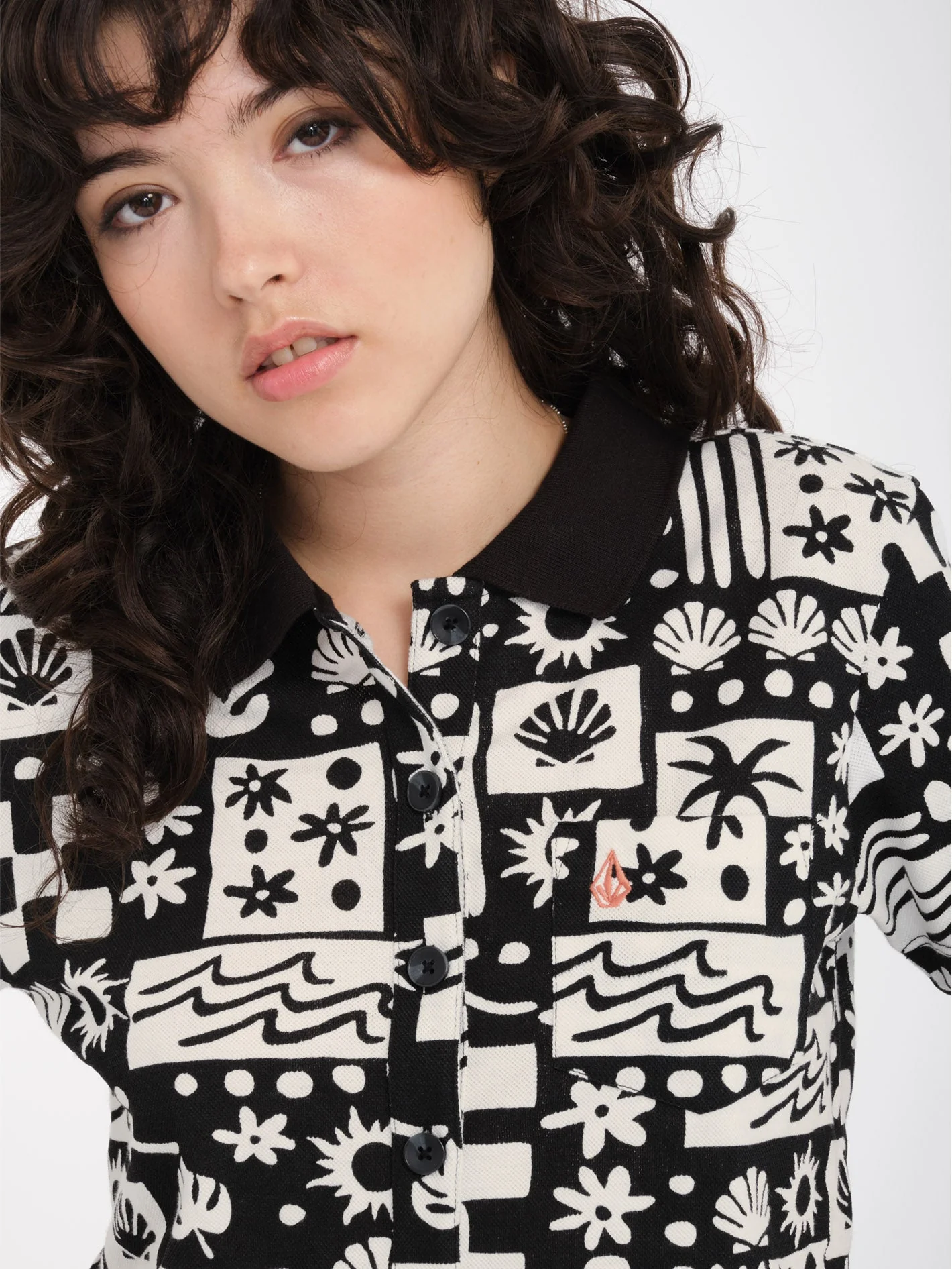 Sunny Wild Polo - BLACK - Image 3