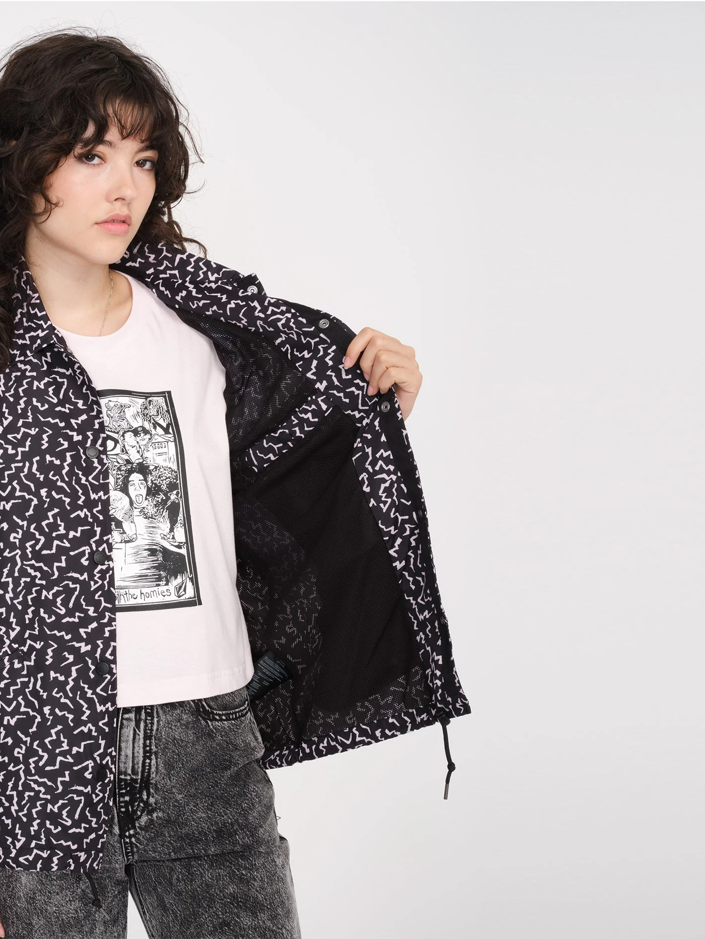 Surfpunk Coach Jacke - BLACK - Image 3