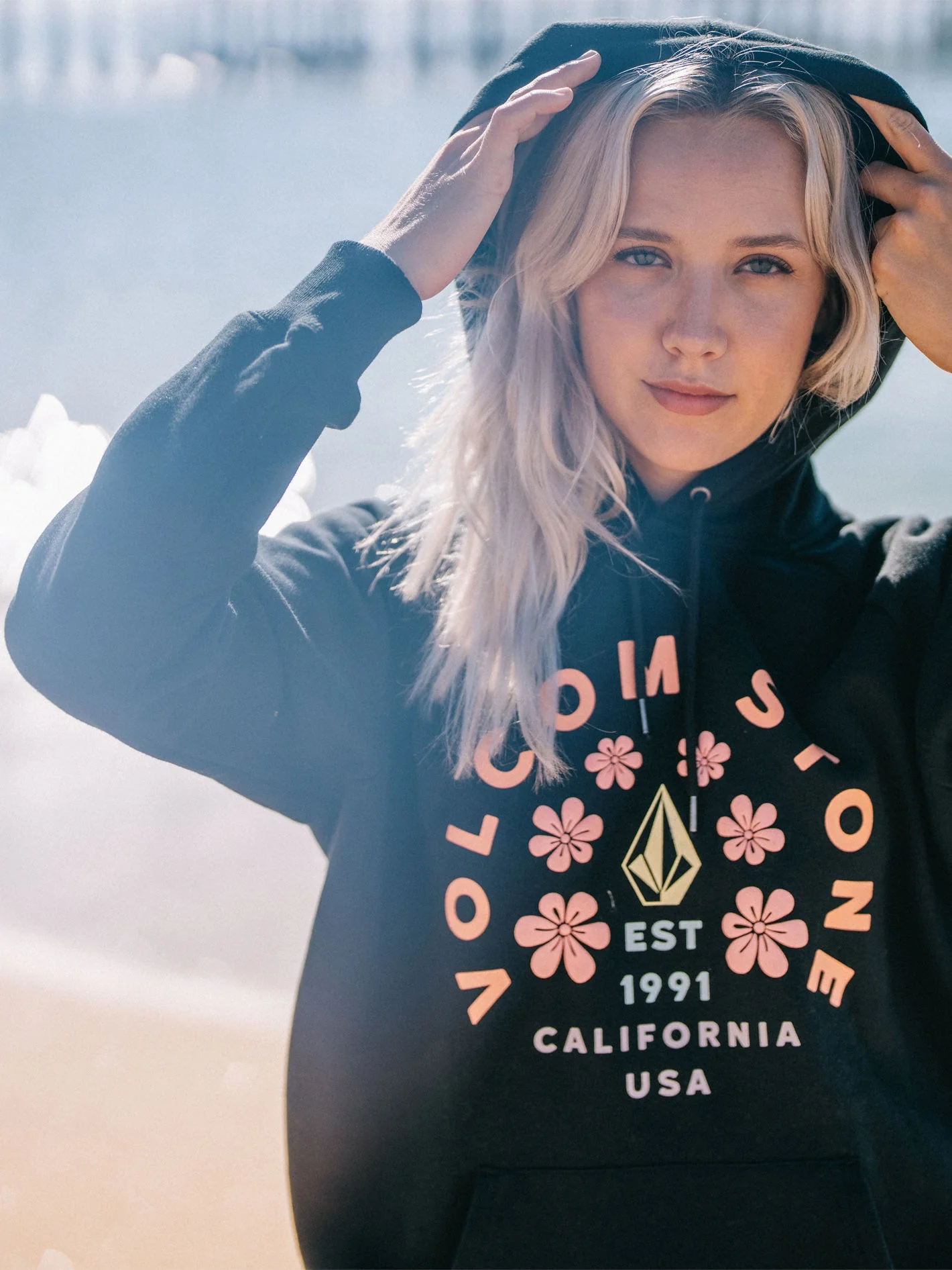 Truly Stoked Hoodie - Black - Image 3
