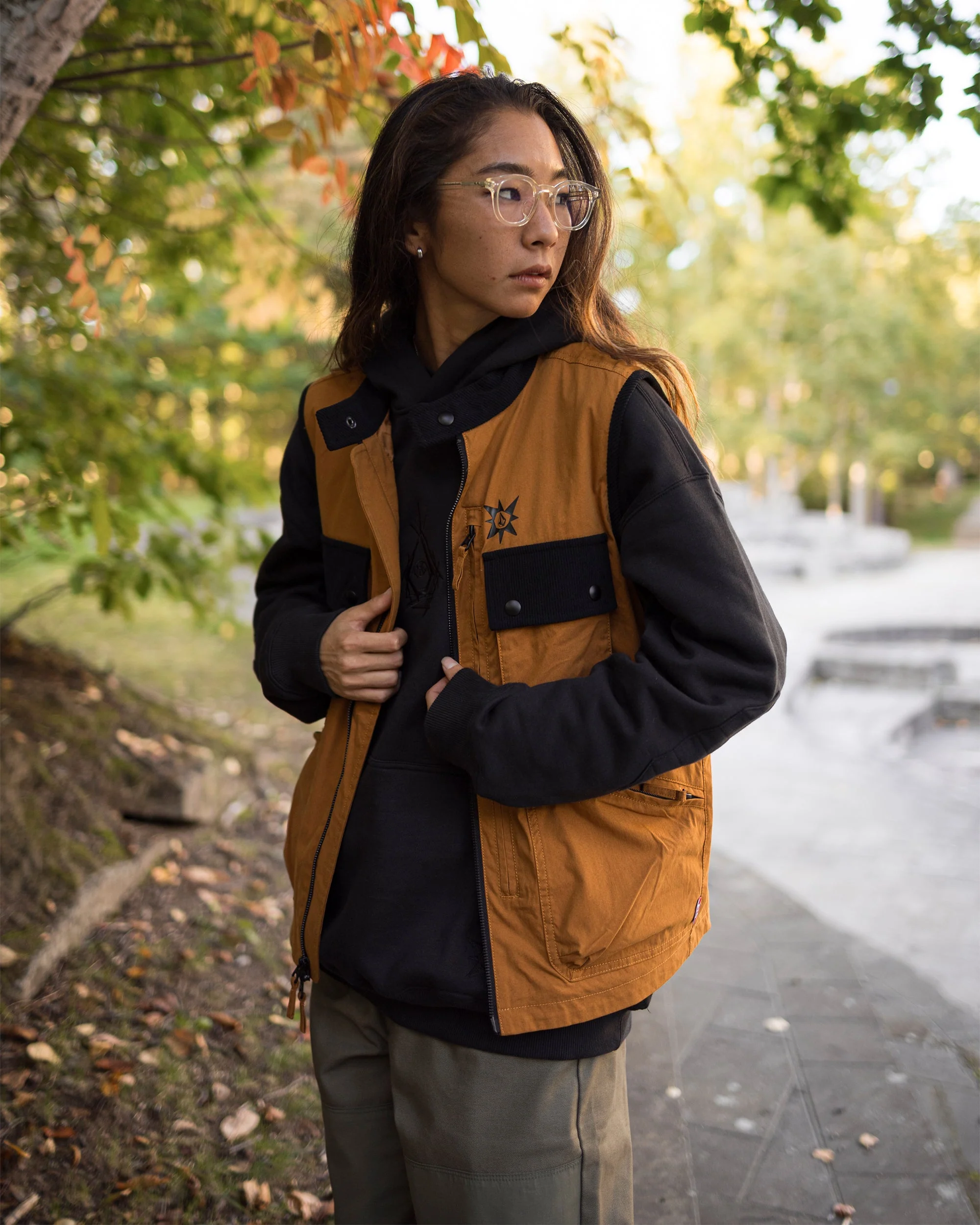 Bryan Iguchi Tds Weste - Chestnut Brown - Image 12