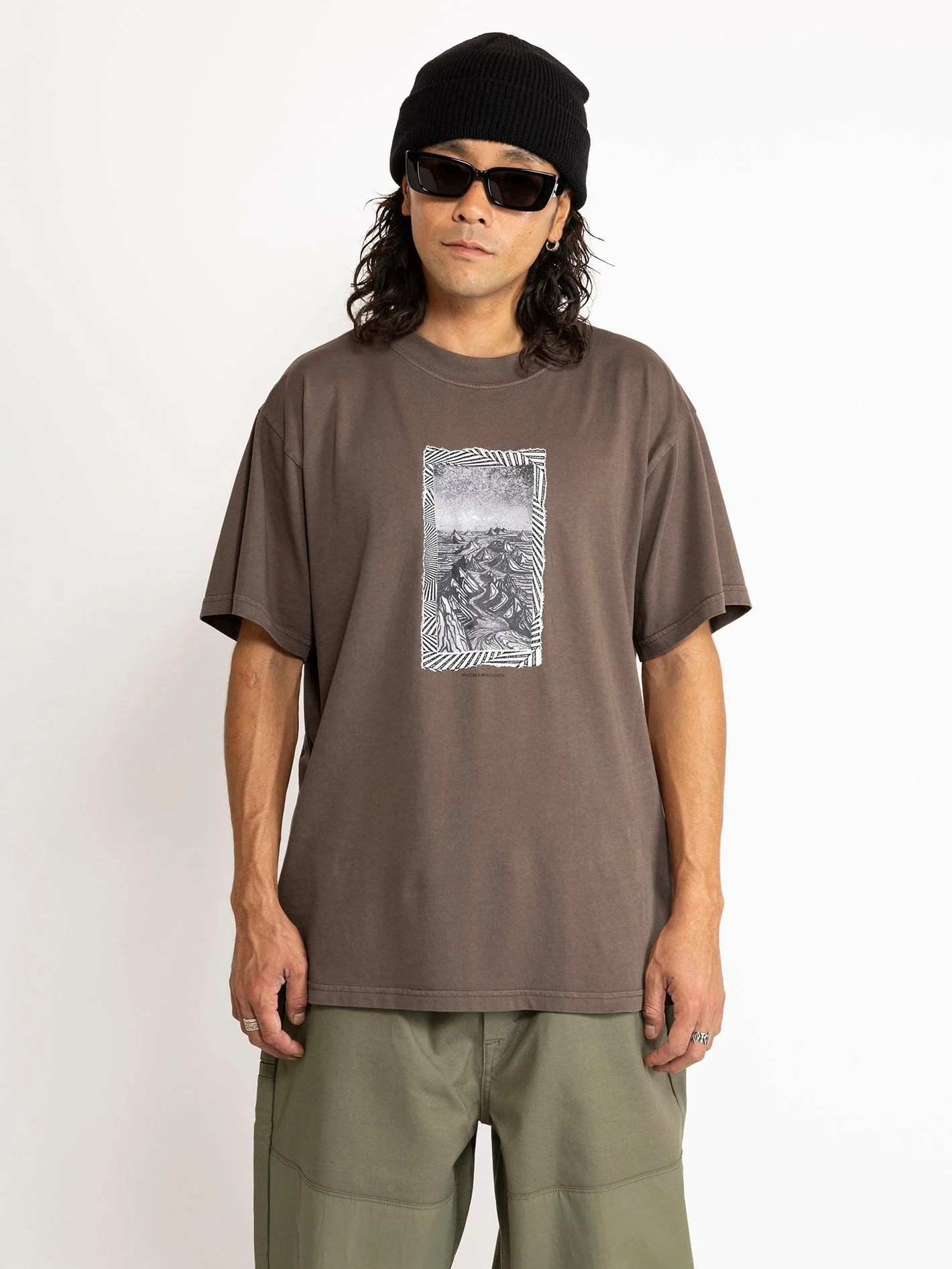 Iguchi Valley T-Shirt - Dark Earth - Image 5