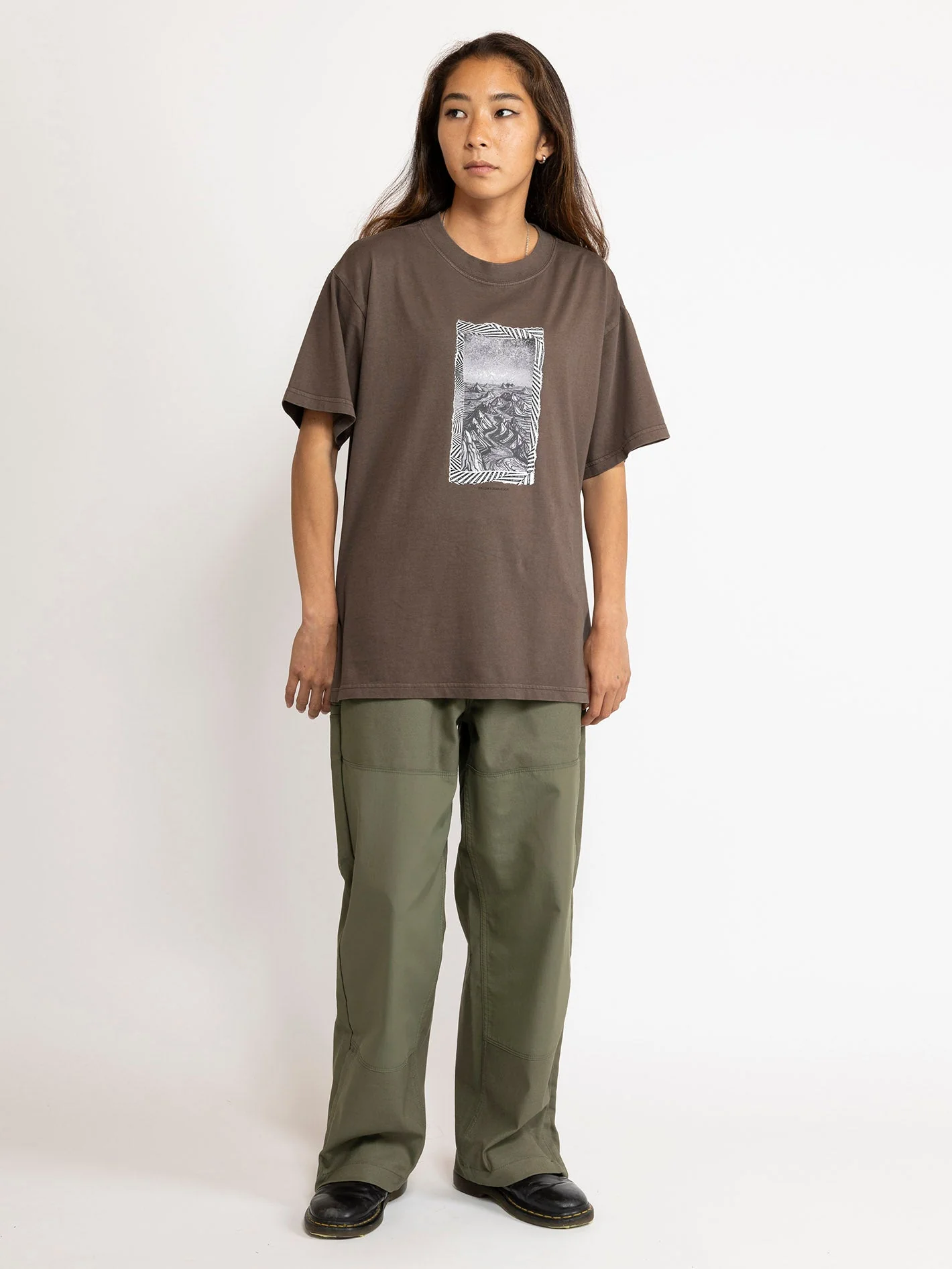 Iguchi Valley T-Shirt - Dark Earth - Image 9