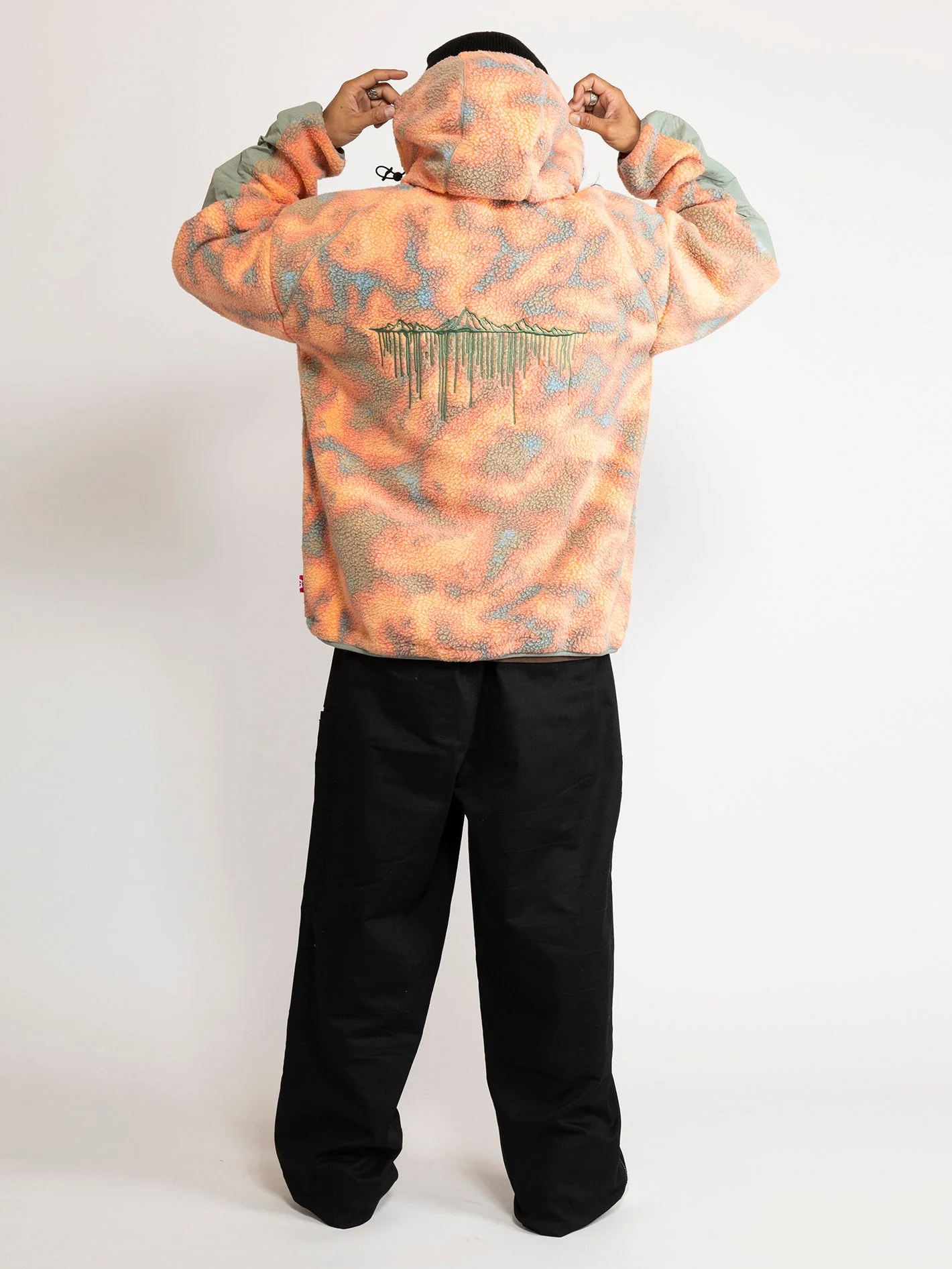 Iguchi Zip Hoodie - Tigerlily - Image 10