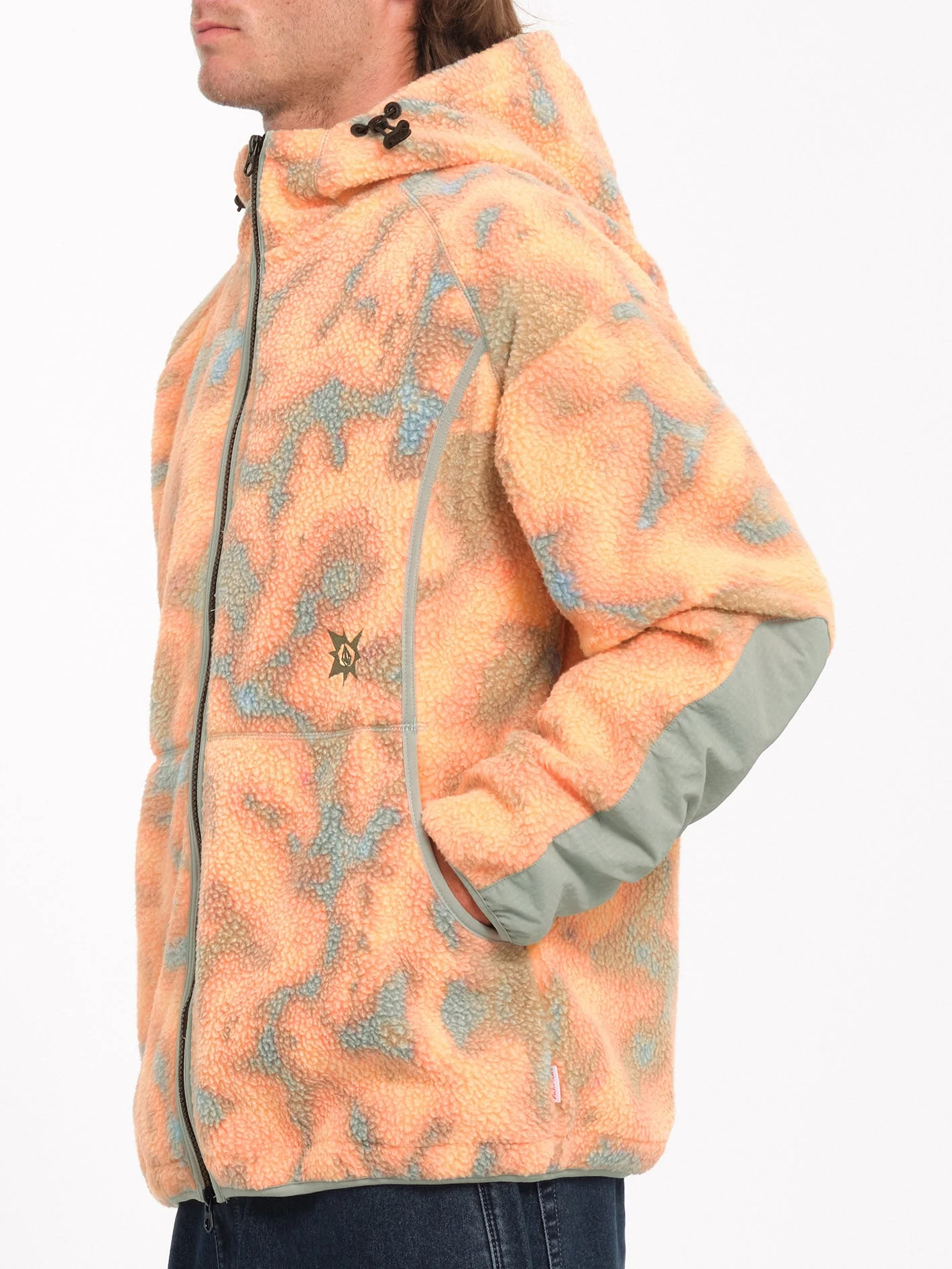 Iguchi Zip Hoodie - Tigerlily - Image 4