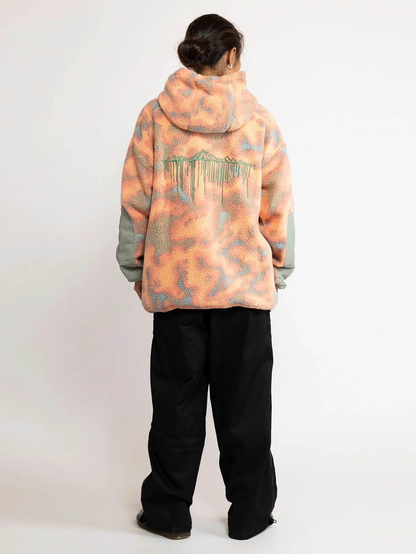 Iguchi Zip Hoodie - Tigerlily - Image 6