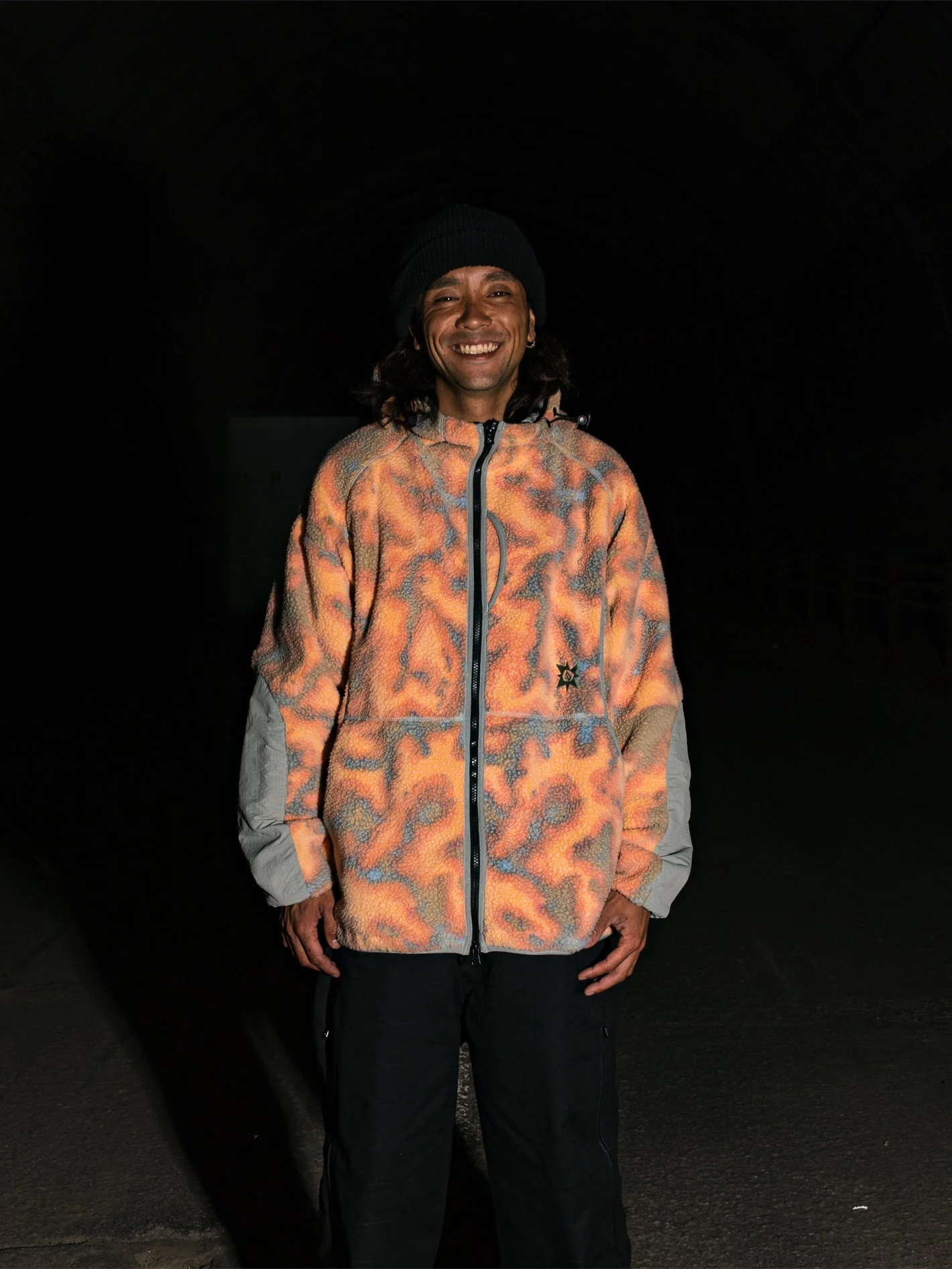Iguchi Zip Hoodie - Tigerlily - Image 8