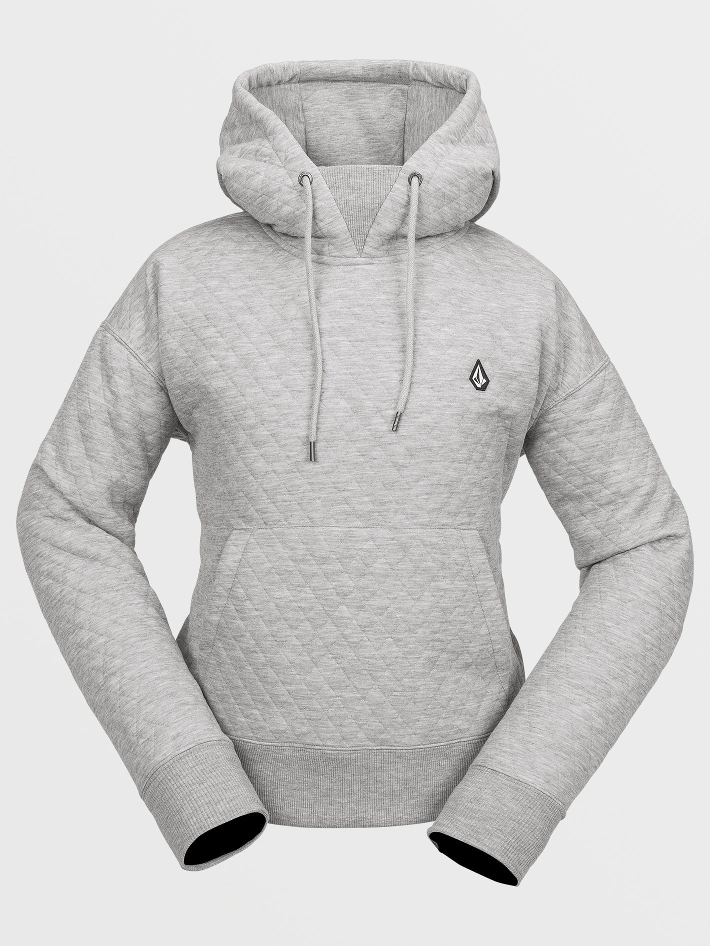 V.Co Air Layer Thermal Kapuzenpullover - HEATHER GREY - Image 3