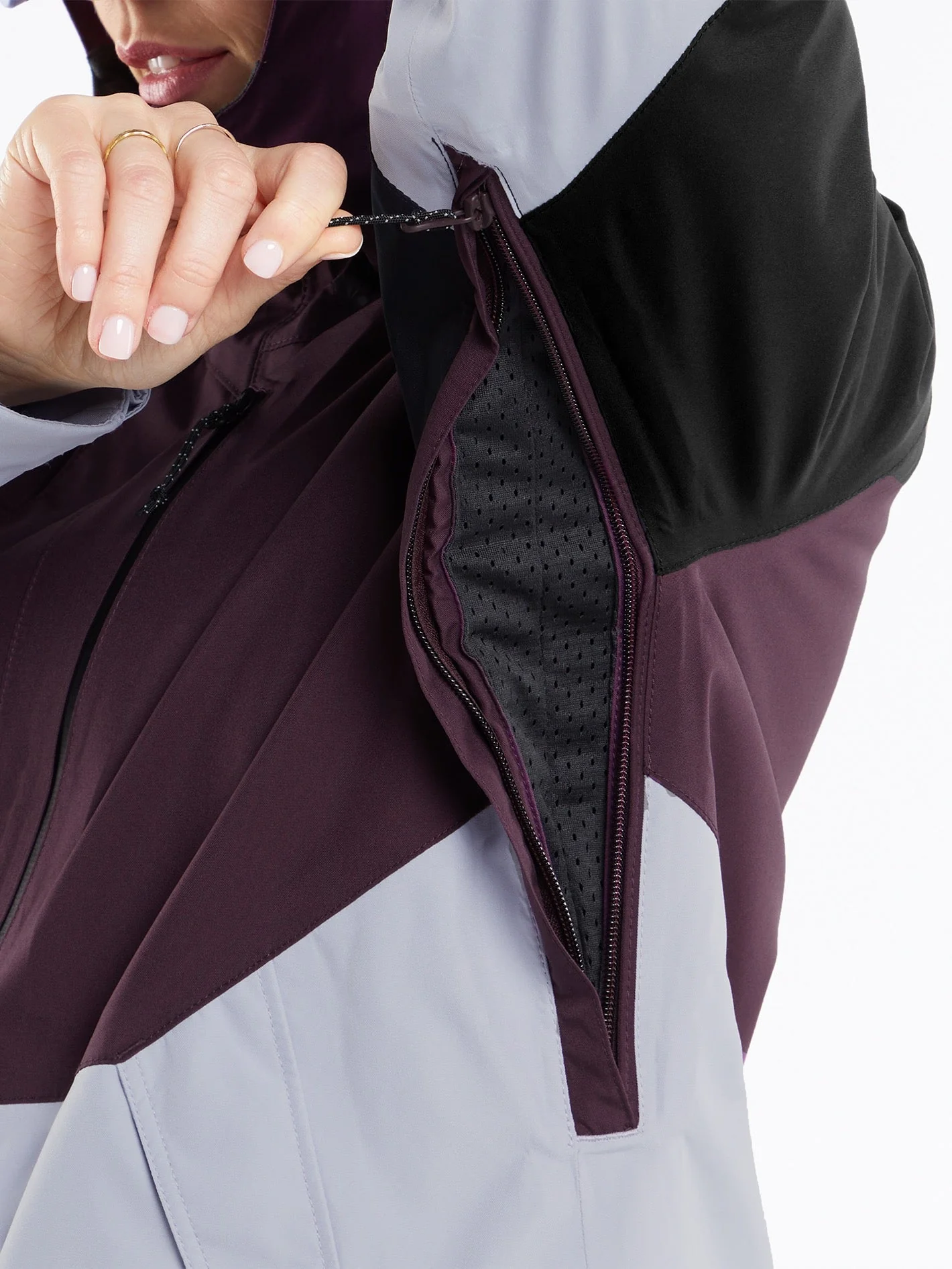 V.Co Aris Insulated Gore-Tex Jacke - BLACKBERRY - Image 5