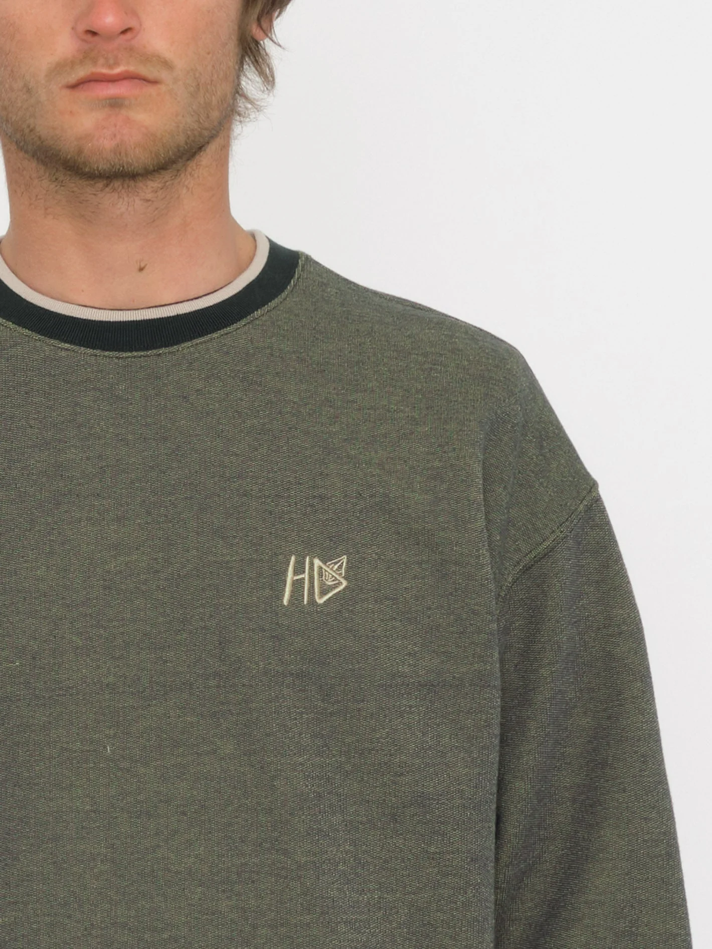 V Ent Hockey Dad Sweatshirt - LEMON HEATHER - Image 3