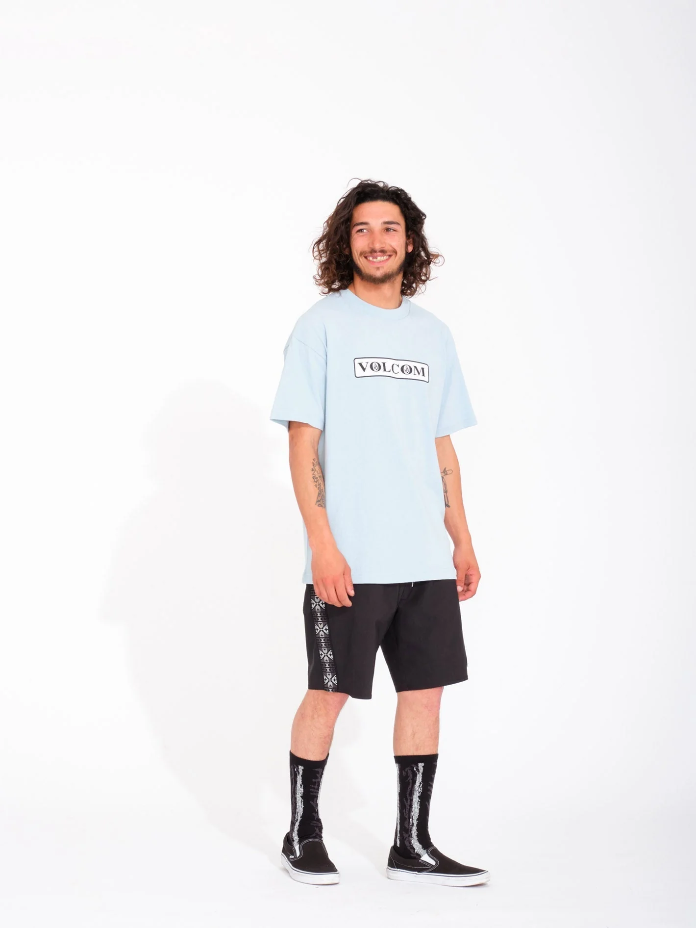 V Ent Hockey Dad Stoney 19" Boardshort - BLACK - Image 6
