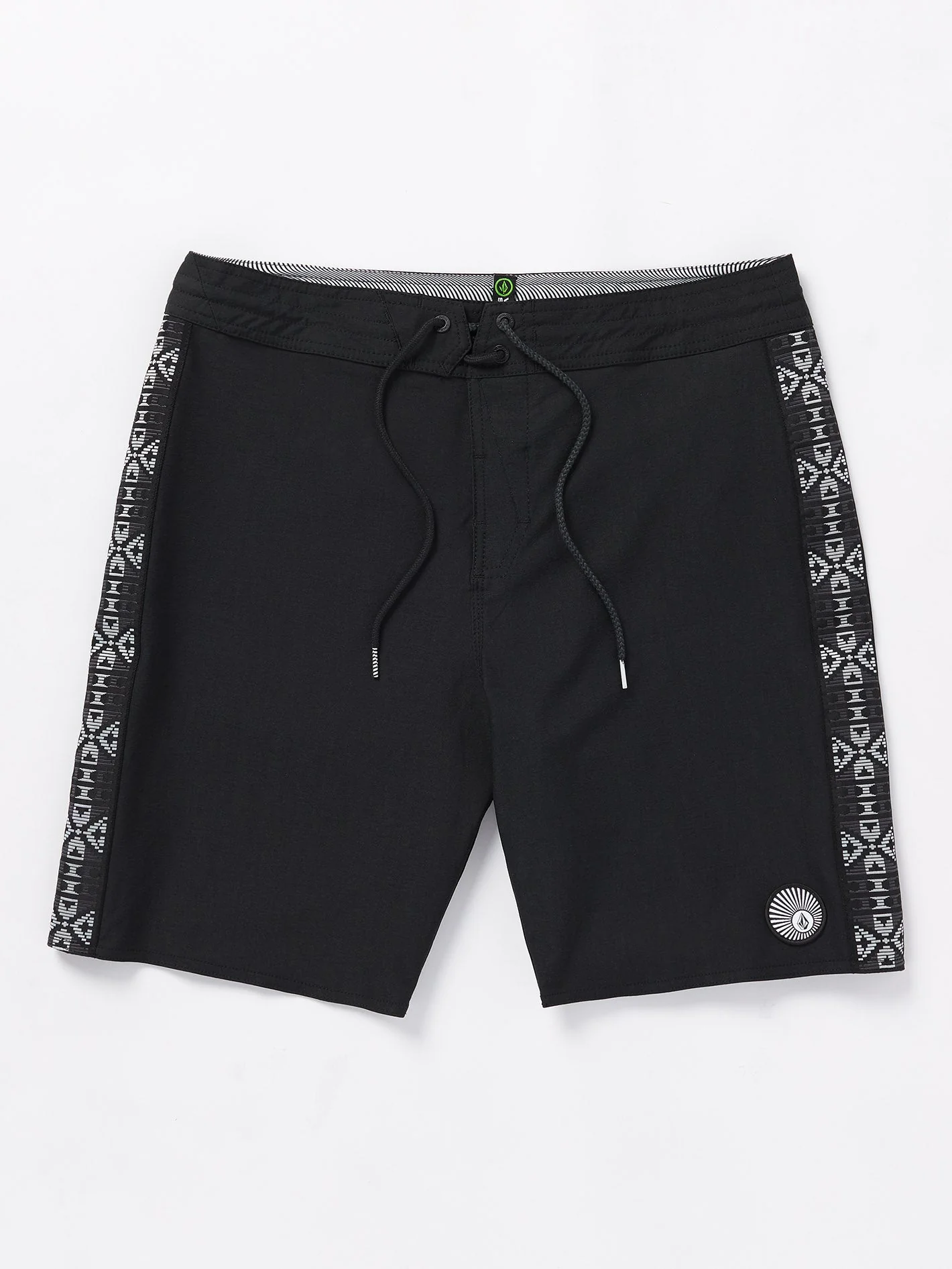 V Ent Hockey Dad Stoney 19" Boardshort - BLACK - Image 8