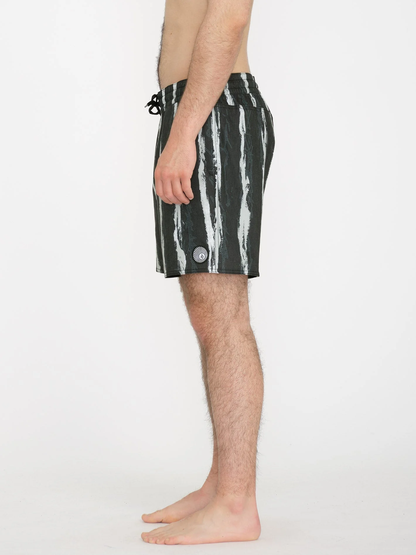 V Ent Hockey Dad Trunk 17" Boardshort - BLACK - Image 3