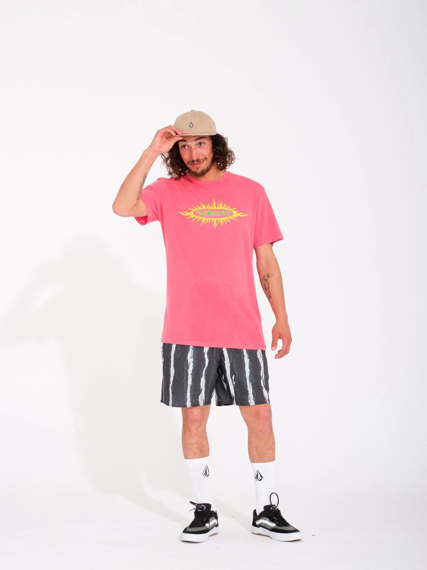 V Ent Hockey Dad Trunk 17" Boardshort - BLACK - Image 4