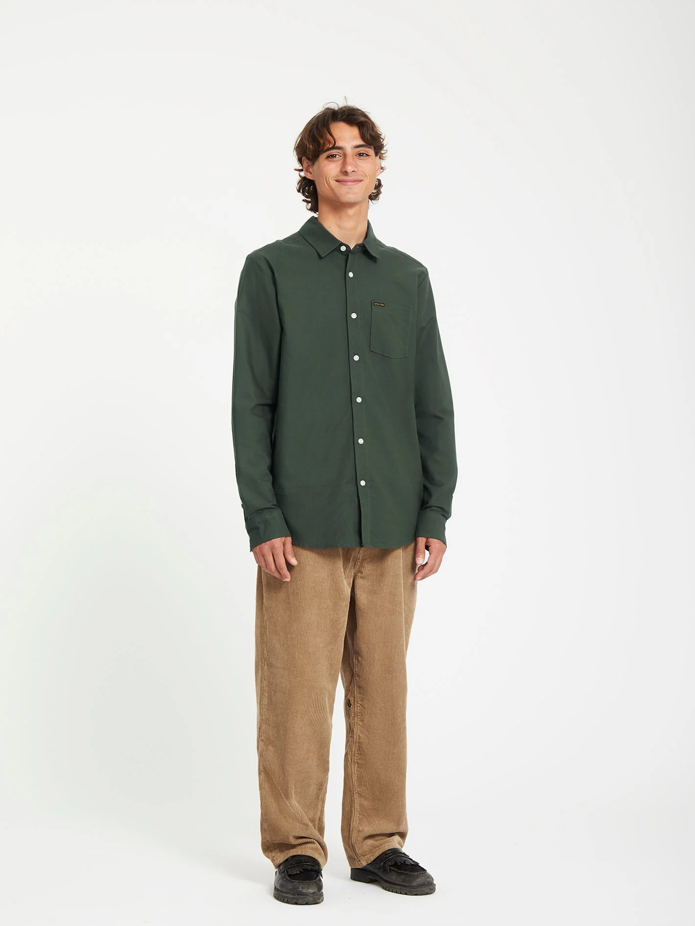 Veeco Oxford Hemd - Dark Forest - Image 2