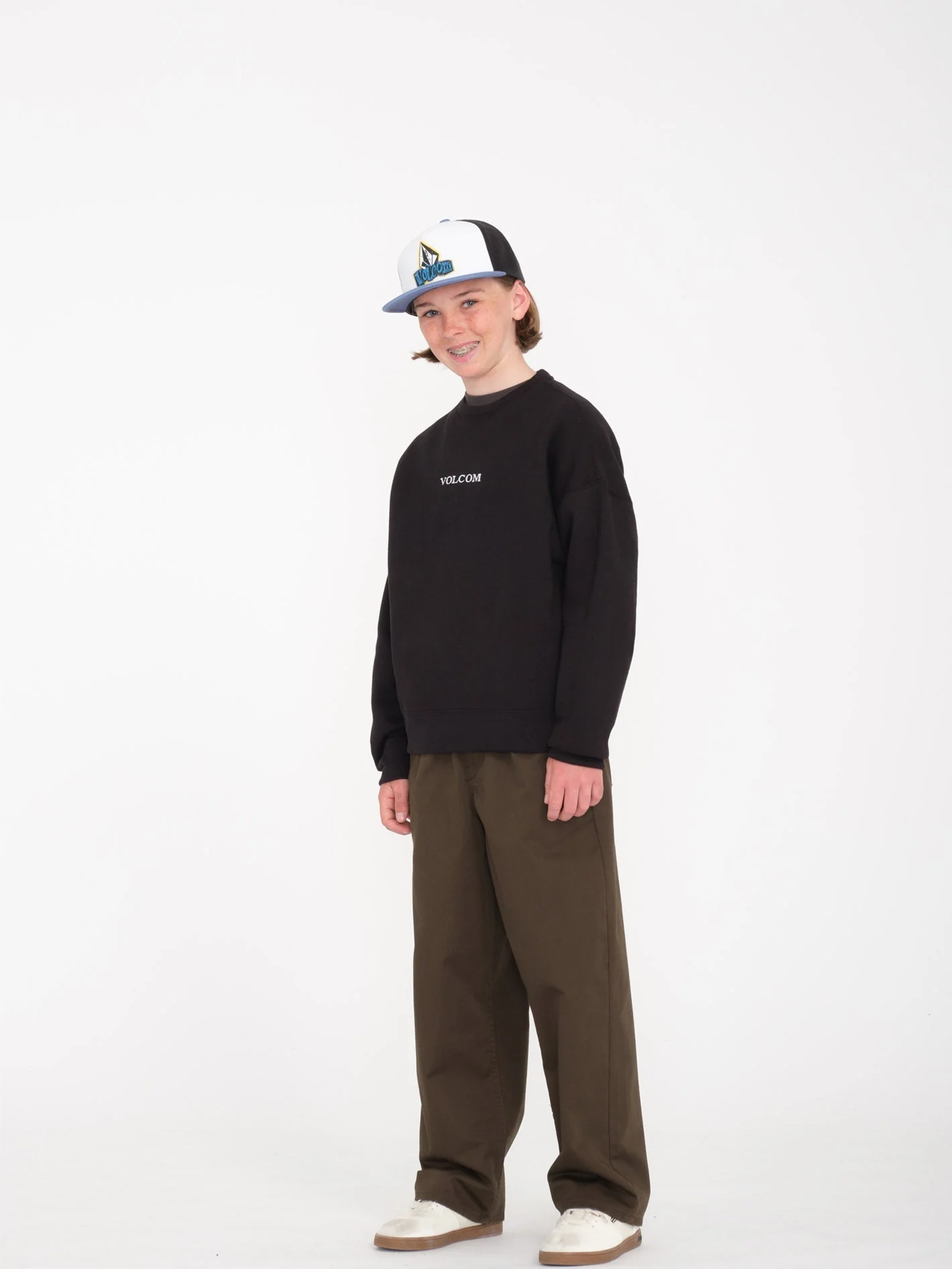 Volcom Stone Sweatshirt - BLACK  - (KINDER) - Image 4