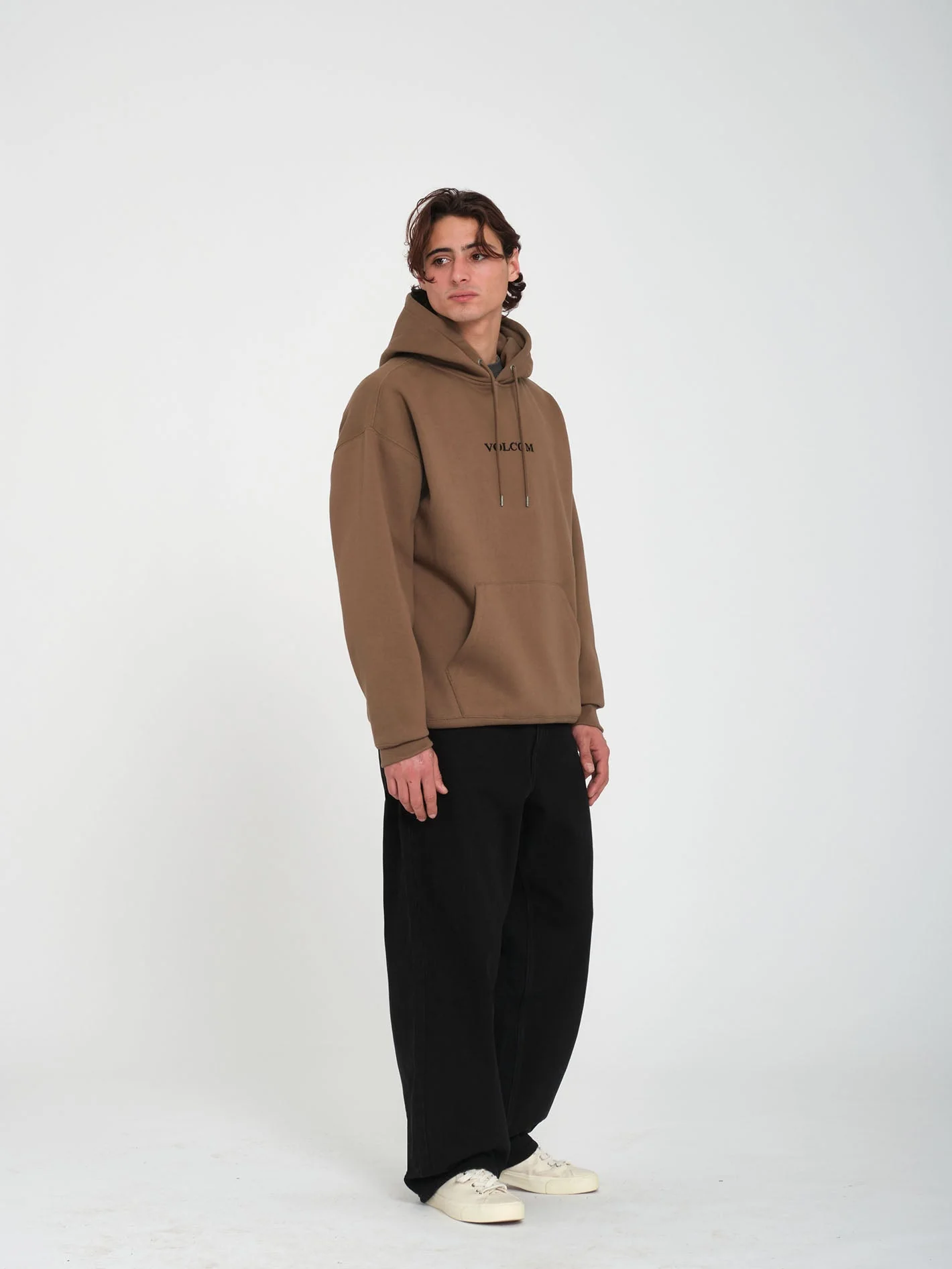 Volcom Stone Kapuzenpullover - DARK EARTH - Image 3